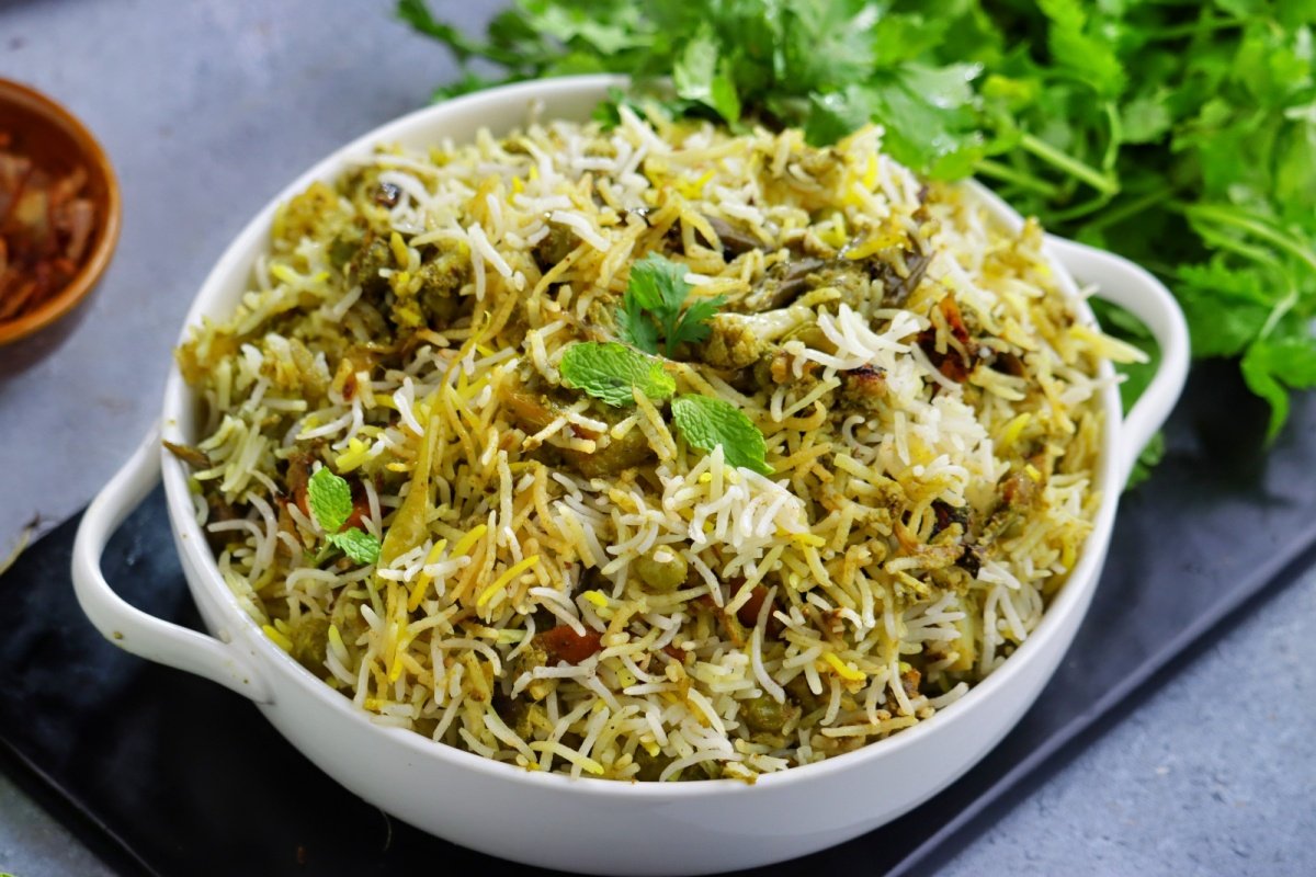 Hyderabadi Veg Dum Biryani